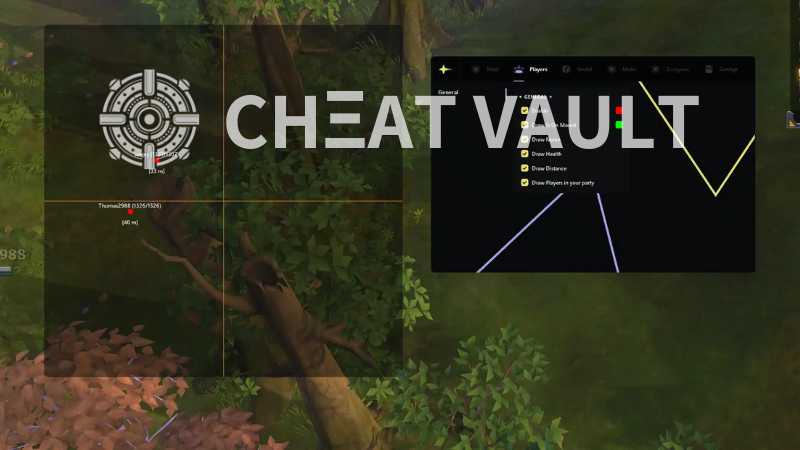 Albion Online hack active during gameplay