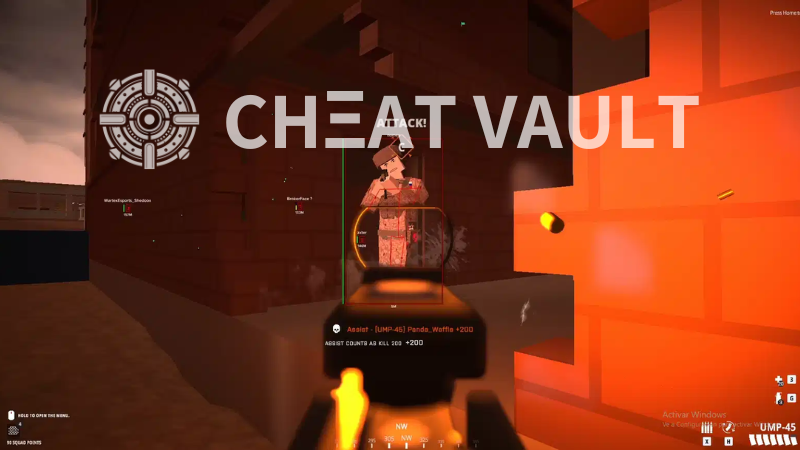 BattleBit cheat aimbot landing headshot during gameplay