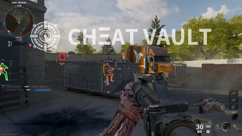 Black Ops 6 hacks ESP showing enemy locations in gameplay