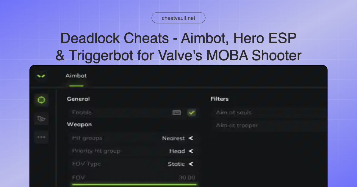 Deadlock Cheats by CheatVault