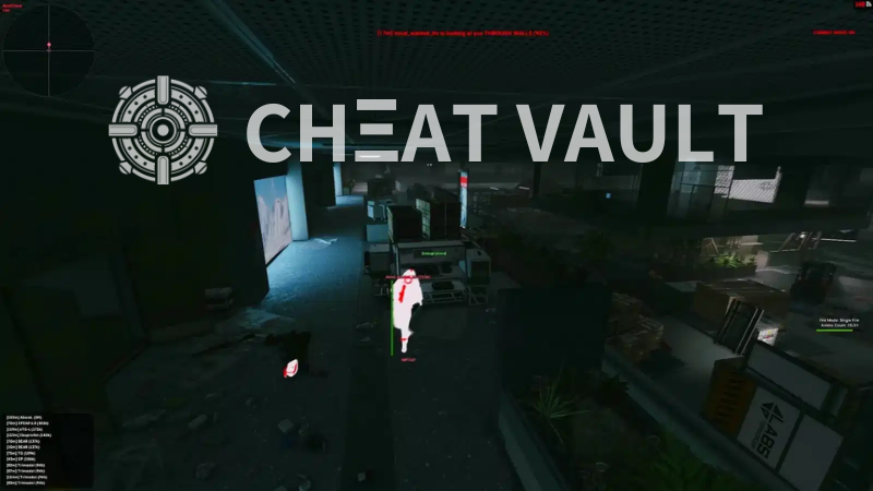EFT cheats white FOV circle showing character perspective