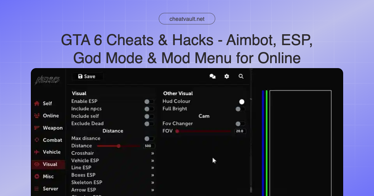 GTA 6 Cheats by CheatVault