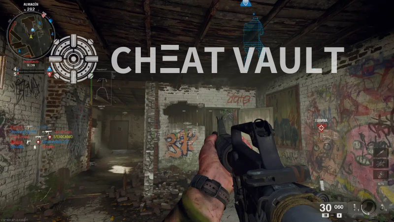 Modern Warfare 3 cheats wallhack revealing enemy through floor above
