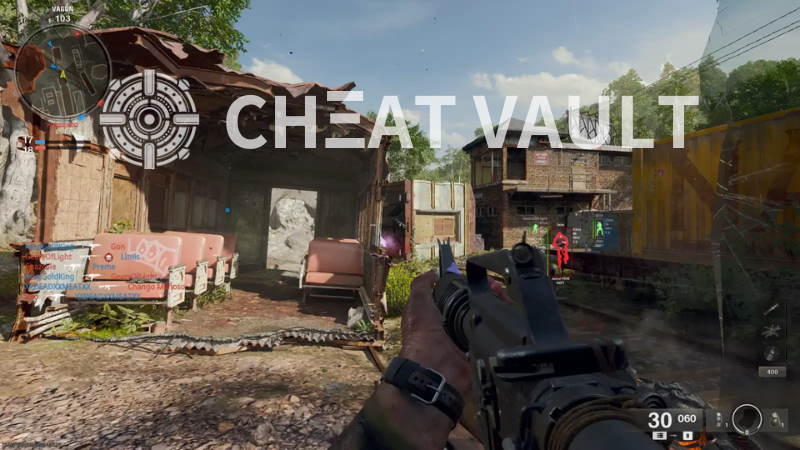 MW3 hacks ESP highlighting enemy in red during gameplay