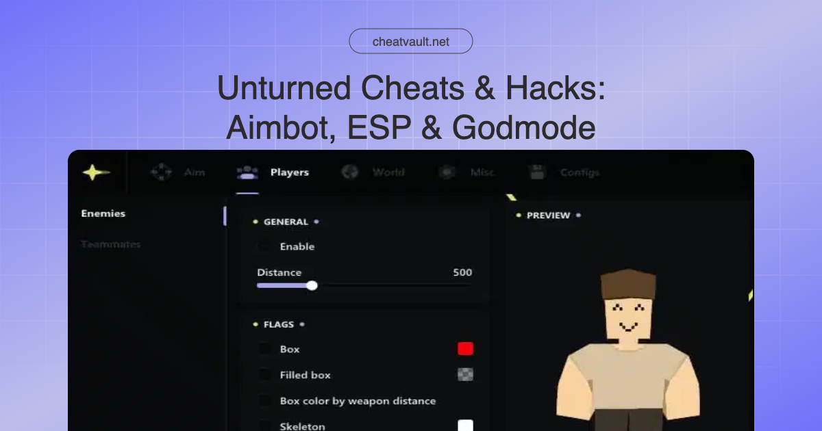 Unturned Cheats by CheatVault